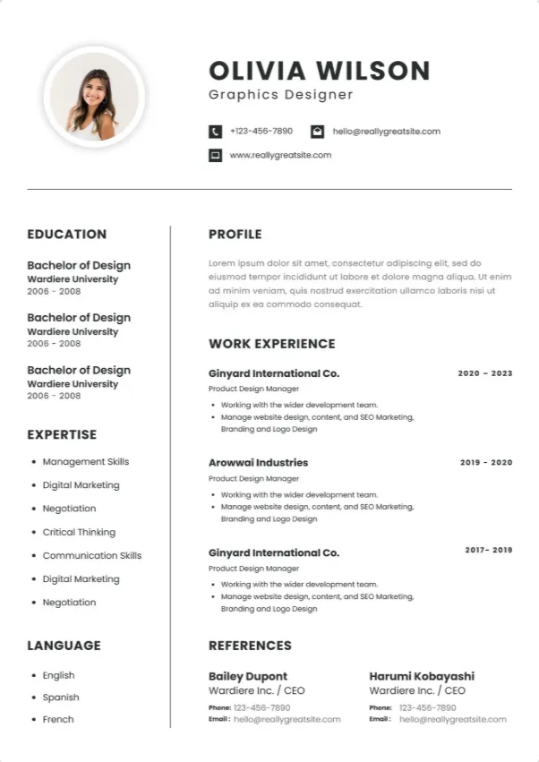 Professional CV Design 5
